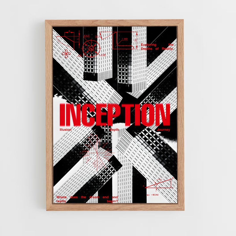 inception-7 cadre Bois clair