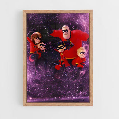 incredibles-11 cadre Bois clair
