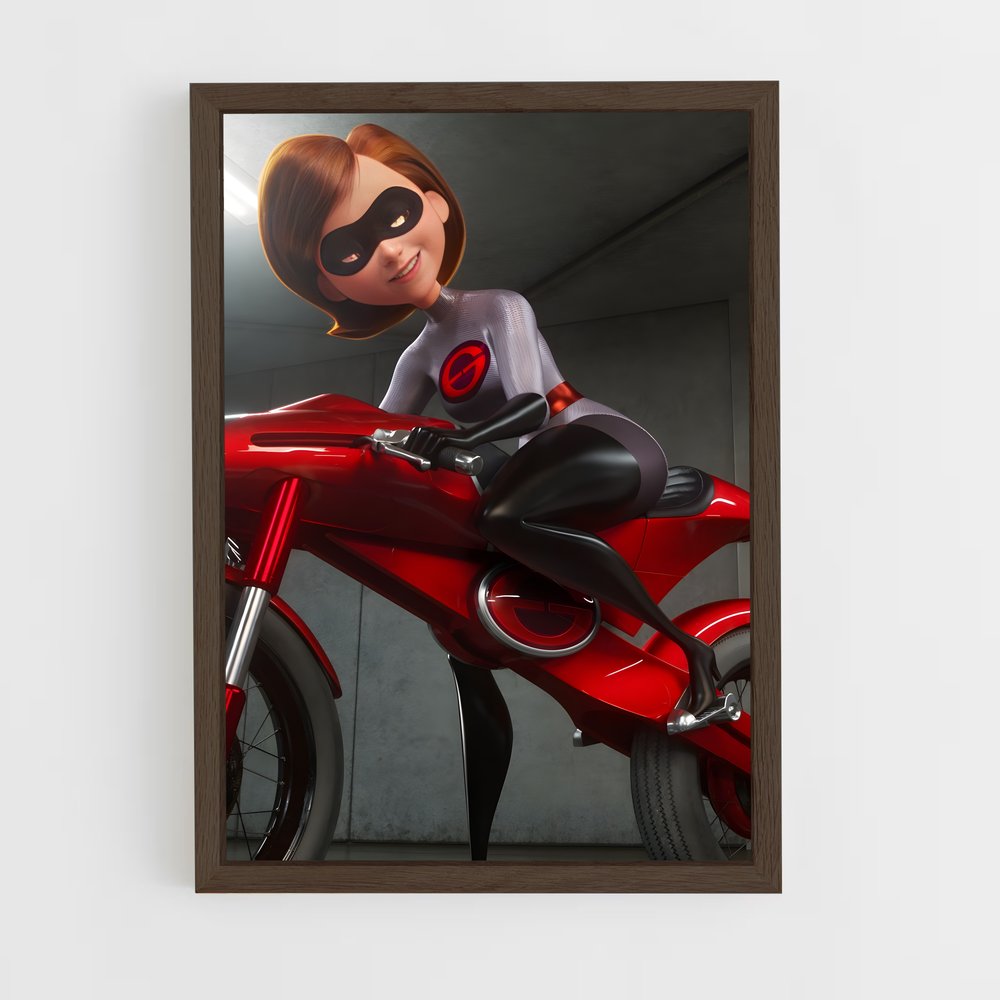 incredibles-12 cadre Bois foncé