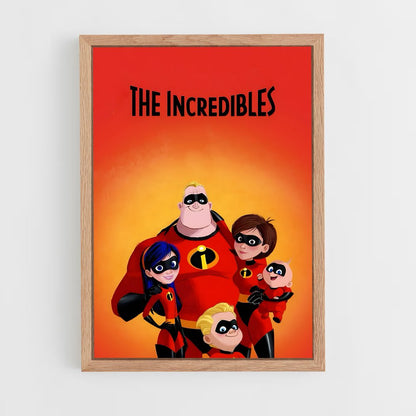 incredibles-3 cadre Bois clair