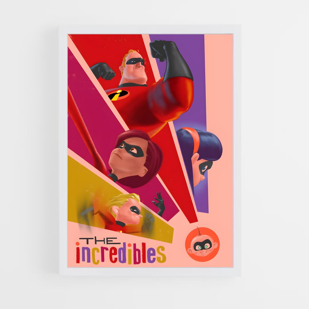 incredibles-5 cadre Blanc