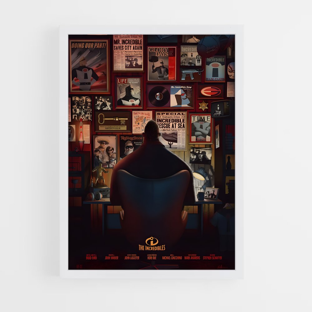 incredibles-6 cadre Blanc