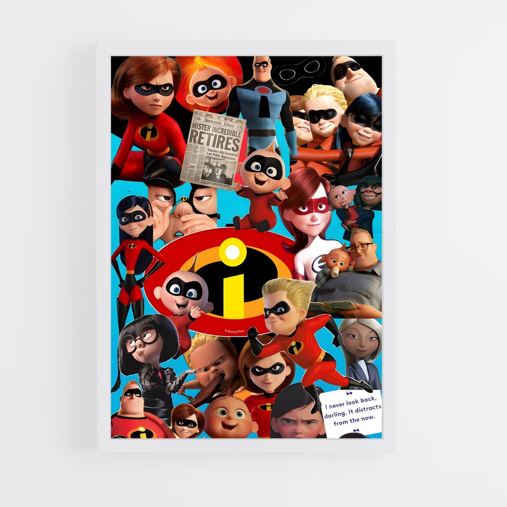 incredibles-7 cadre Blanc