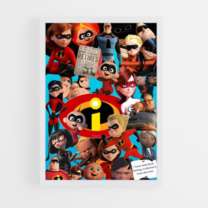 incredibles-7 cadre Blanc
