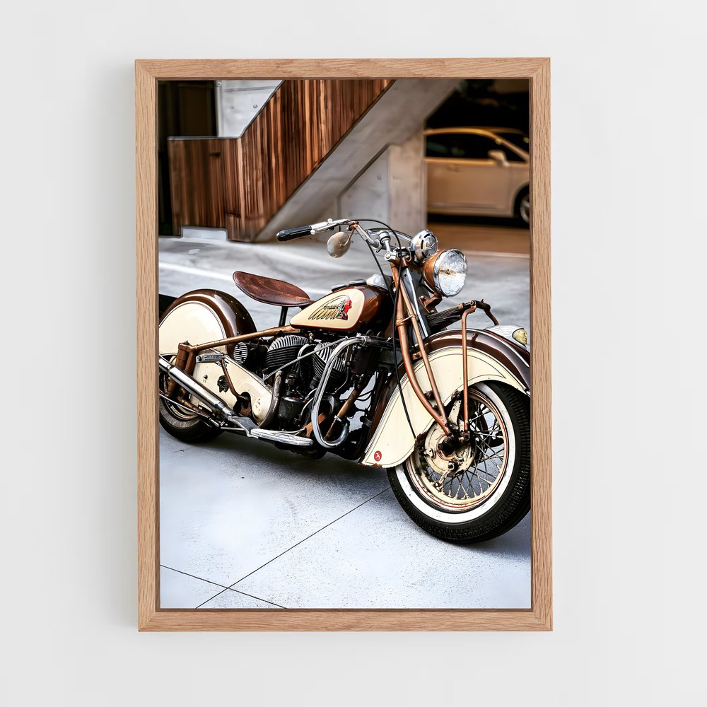 indian-motorcycle-11 cadre Bois clair