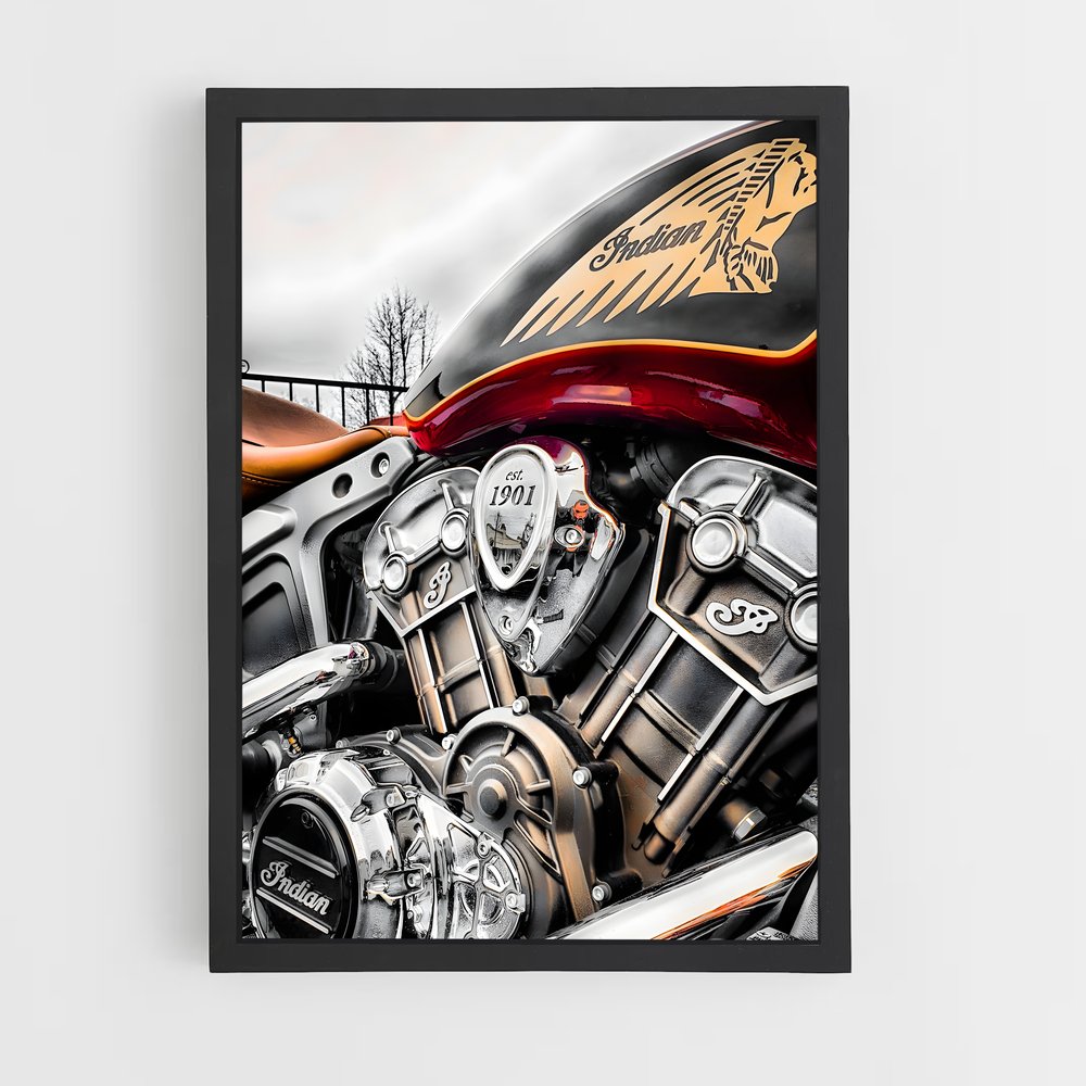 indian-motorcycle-8 cadre Noir