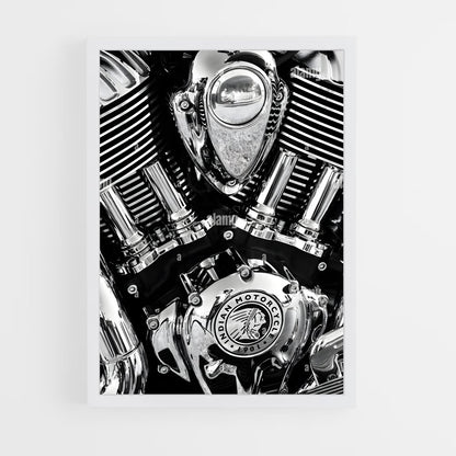 indian-motorcycle-9 cadre Blanc