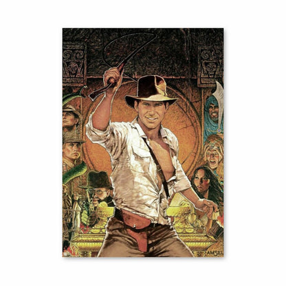 Poster Indiana Jones Dessin