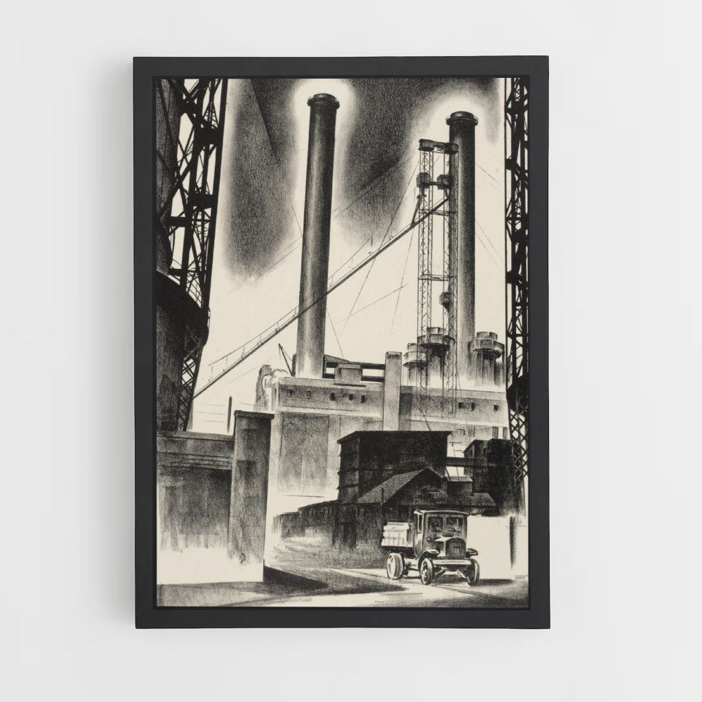 Poster Usine