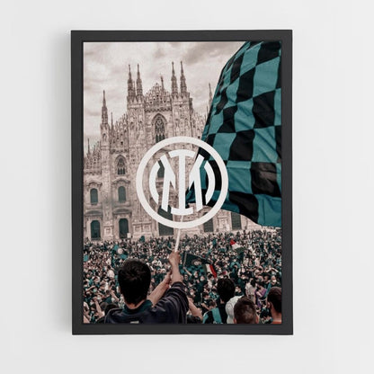 Poster Inter Milan Cathédrale