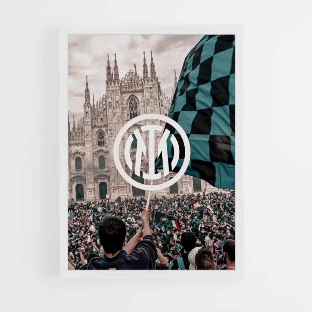 Poster Inter Milan Cathédrale