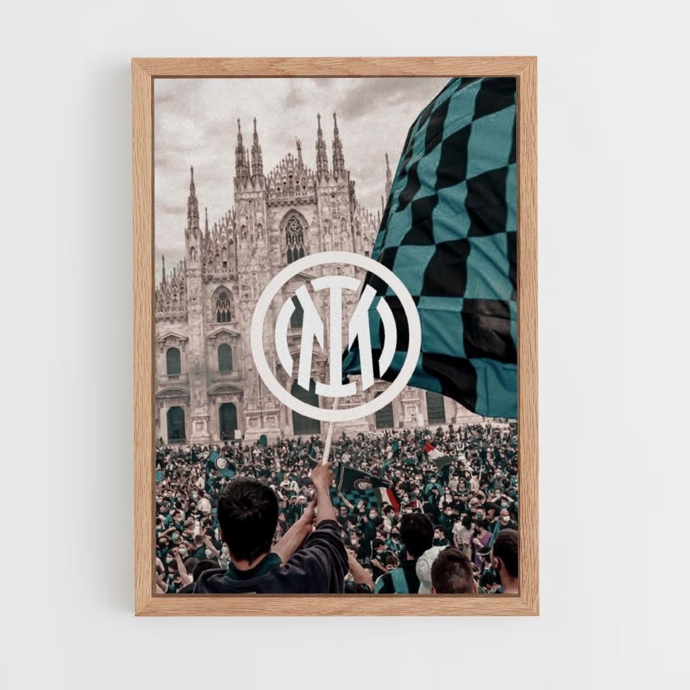 Poster Inter Milan Cathédrale