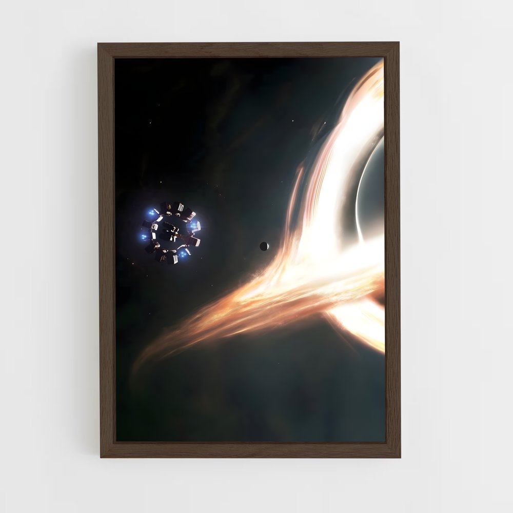 interstellar-26 cadre Bois foncé