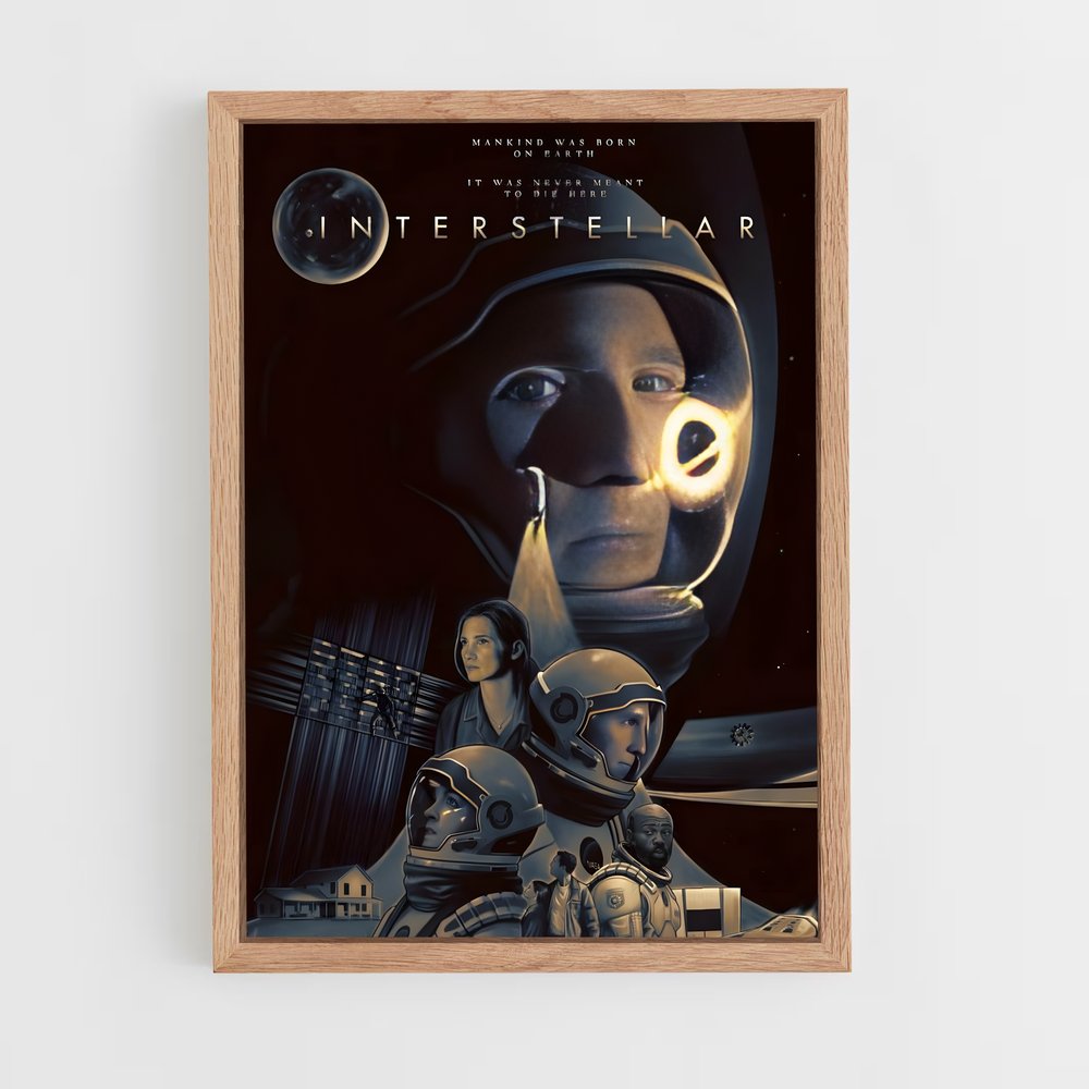 interstellar-3 cadre Bois clair