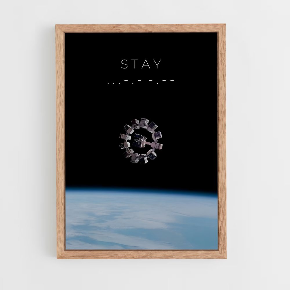 interstellar-7 cadre Bois clair
