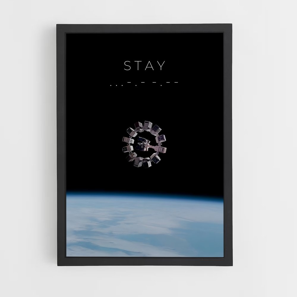 interstellar-7 cadre Noir