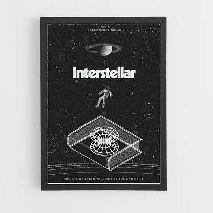 interstellar-8 cadre Noir