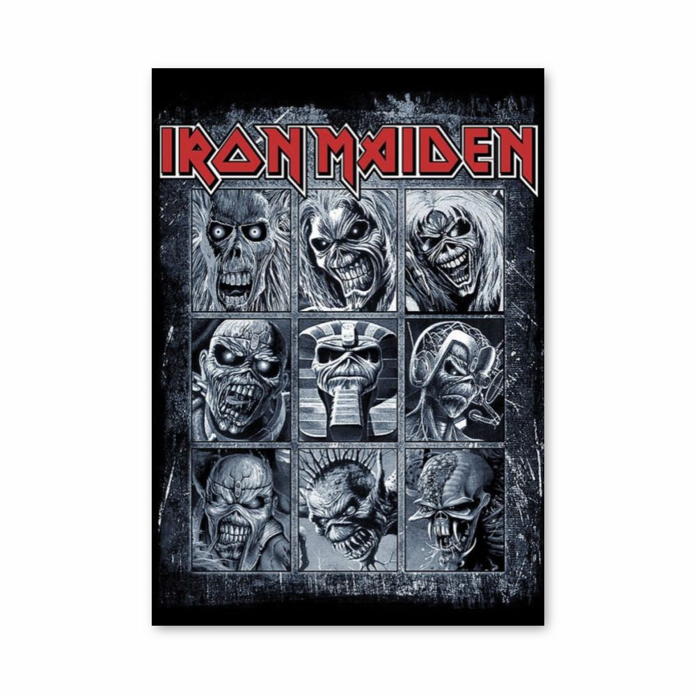 Poster Iron Maiden Albums