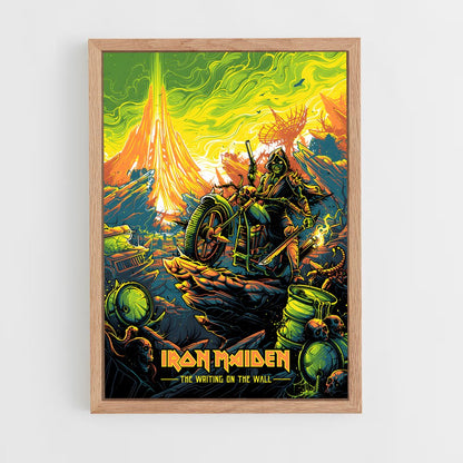 iron-maiden-2 cadre Bois clair