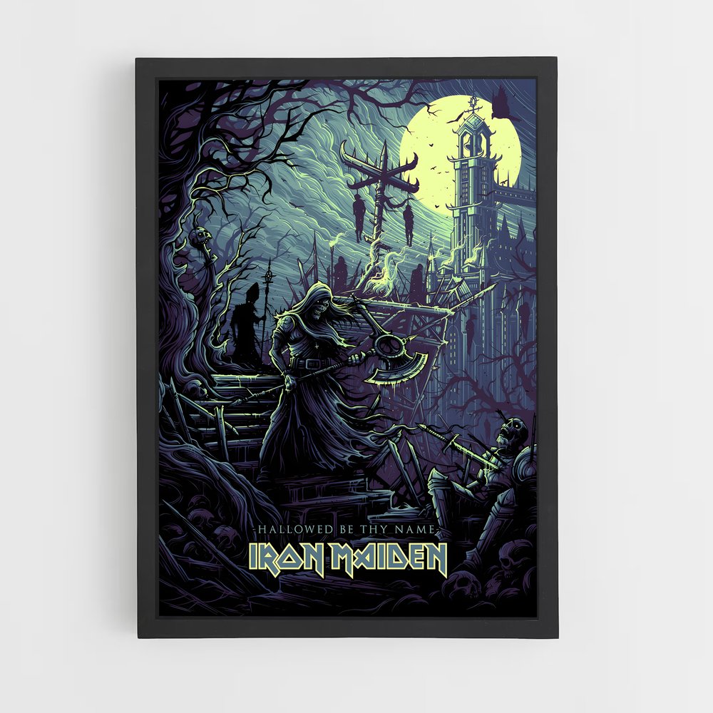 iron-maiden-6 cadre Noir