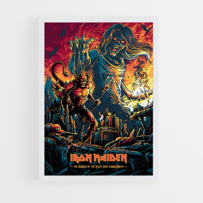 iron-maiden-9 cadre Blanc