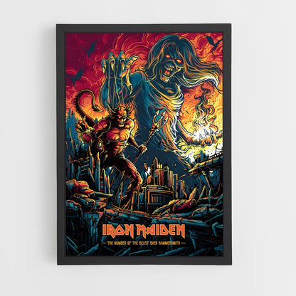 iron-maiden-9 cadre Noir