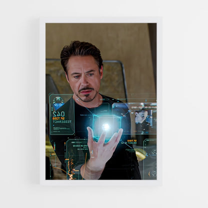 iron-man-11 cadre Blanc