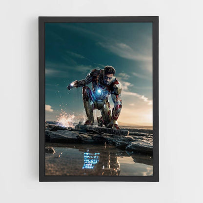 Poster Iron Man Aterrissage