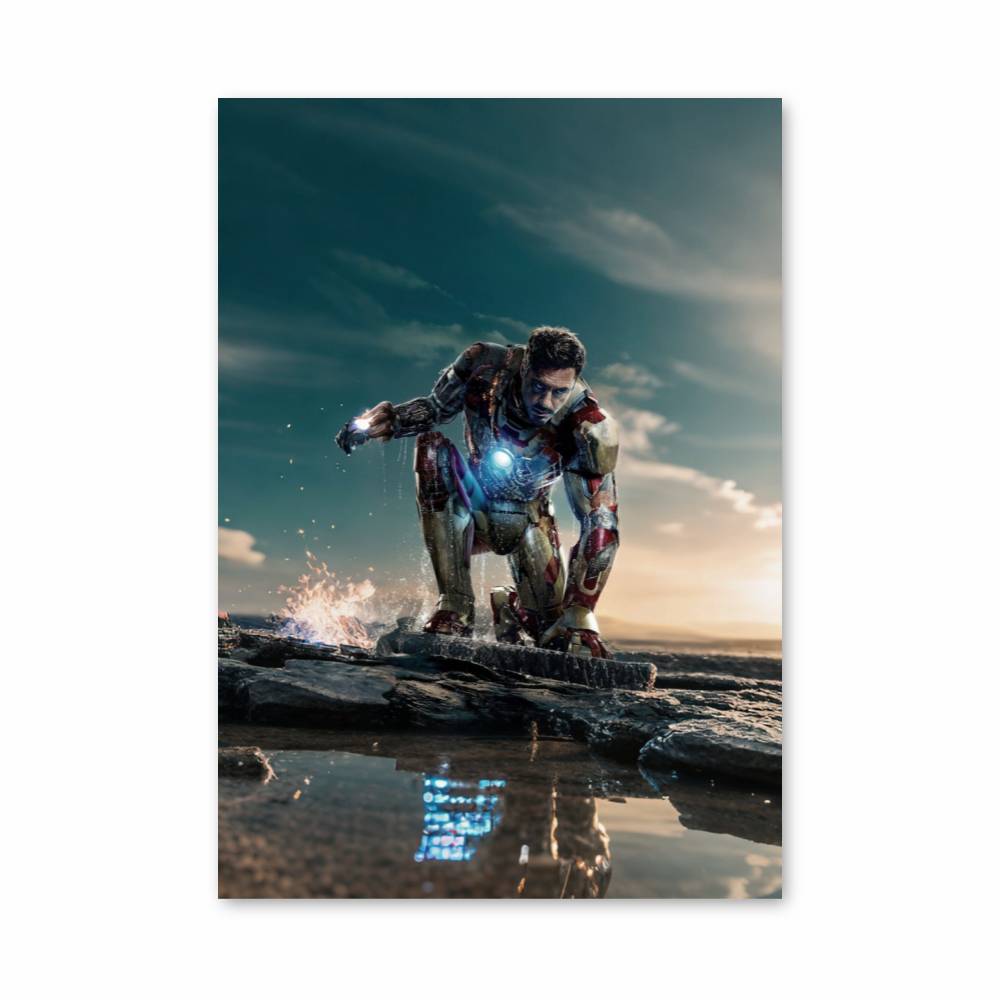 Poster Iron Man Aterrissage