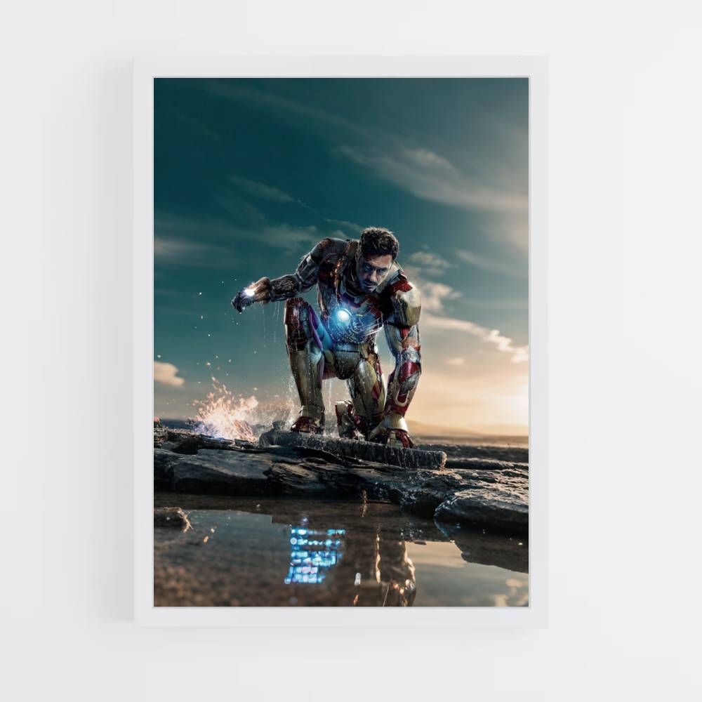 Poster Iron Man Aterrissage