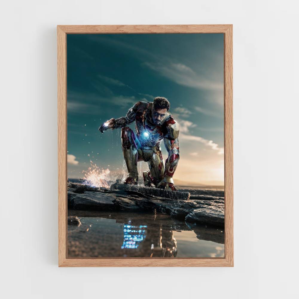 Poster Iron Man Aterrissage