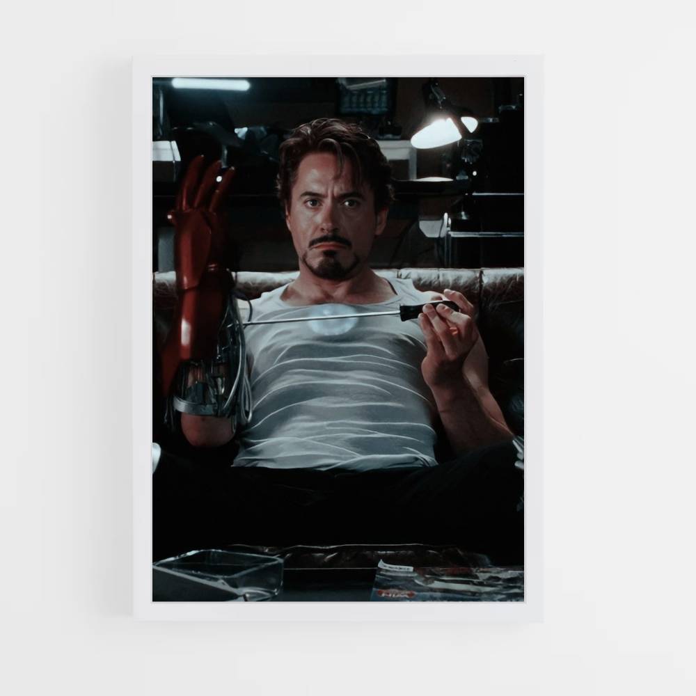 Poster Tony Stark Cœur