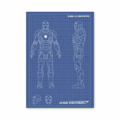 Poster Iron man Mark 42