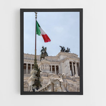 Poster Drapeau Italien