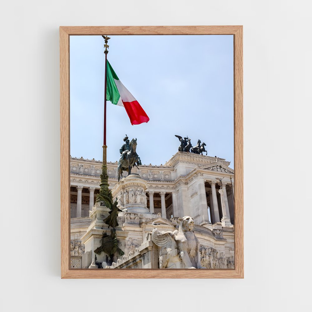 italia-2 cadre Bois clair