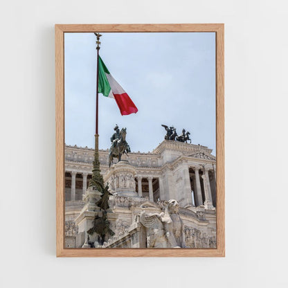 Poster Drapeau Italien