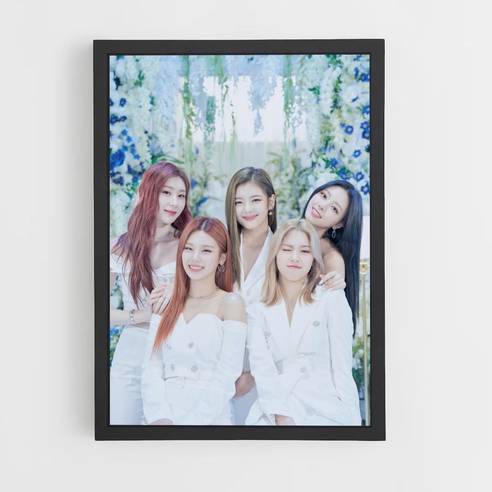 Poster Itzy Fleurs