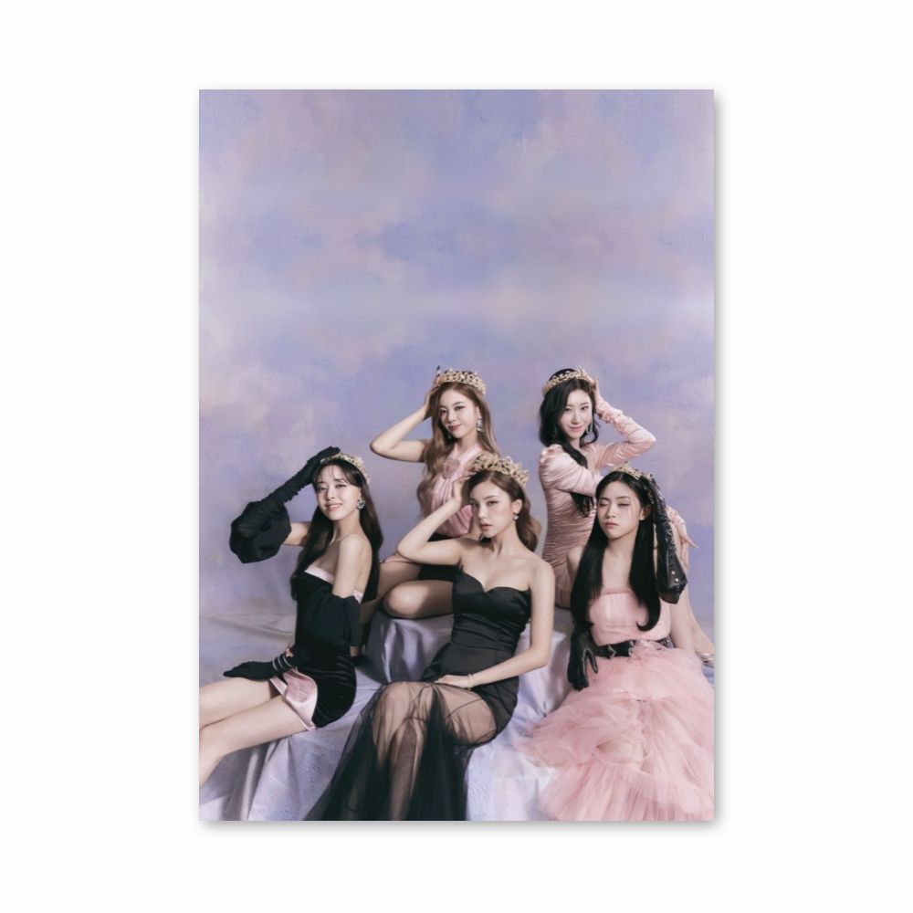 Poster Itzy Nuages