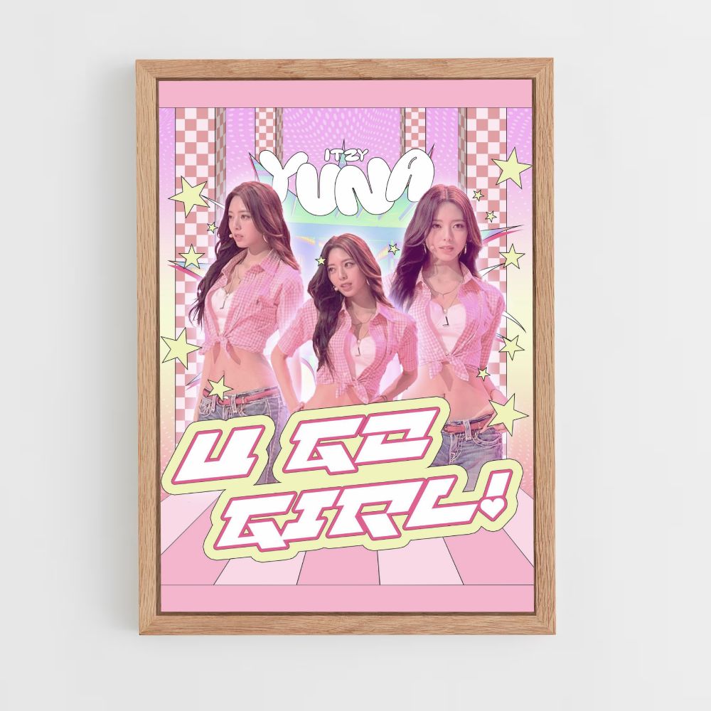 Poster Itzy Yuna