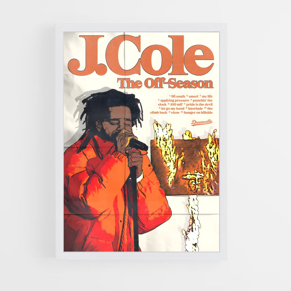 j-cole-1 cadre Blanc