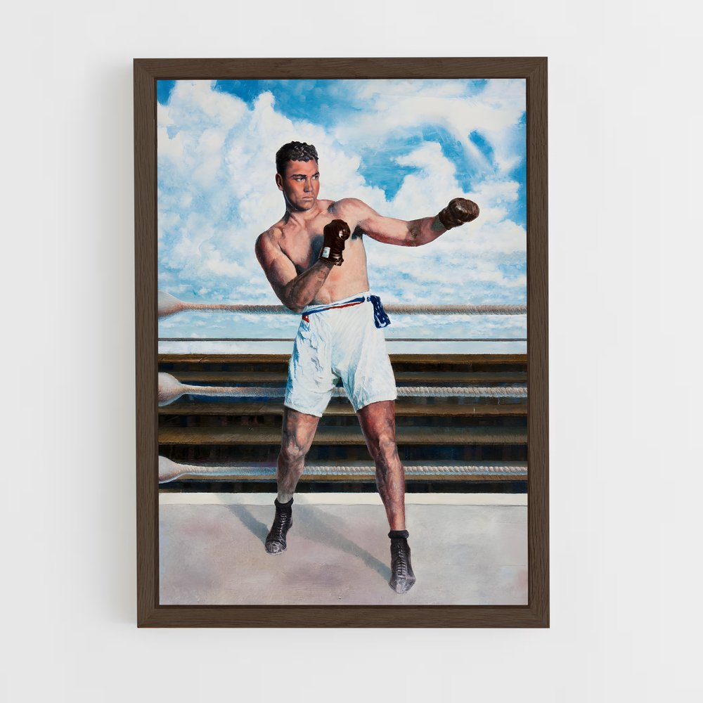 jack-dempsey-4 cadre Bois foncé