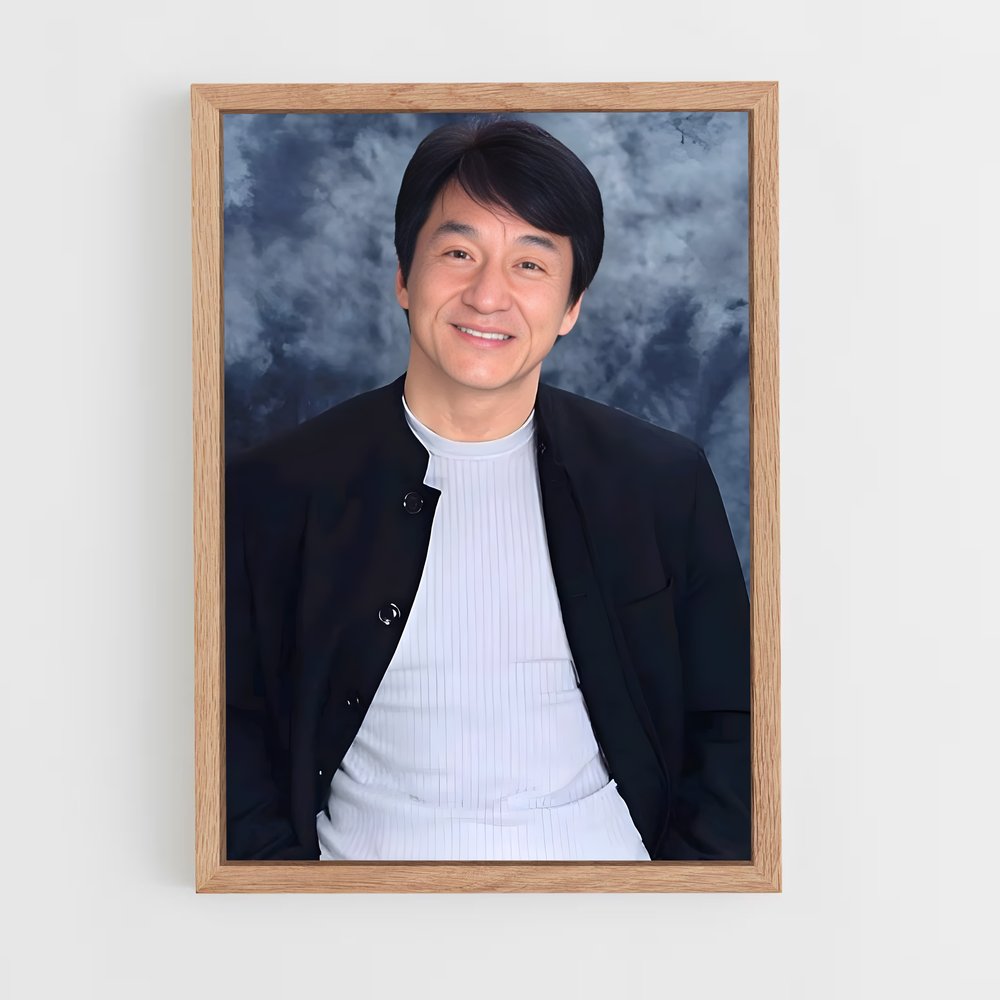 jackie-chan-3 cadre Bois clair