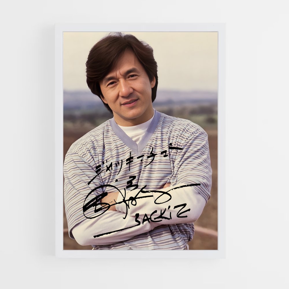jackie-chan-6 cadre Blanc