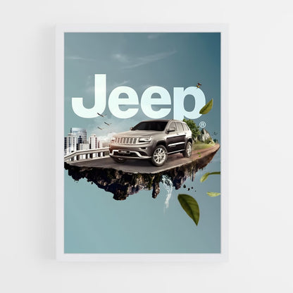 jeep-9 cadre Blanc