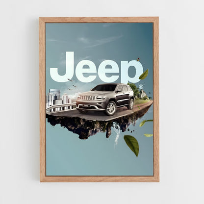 jeep-9 cadre Bois clair