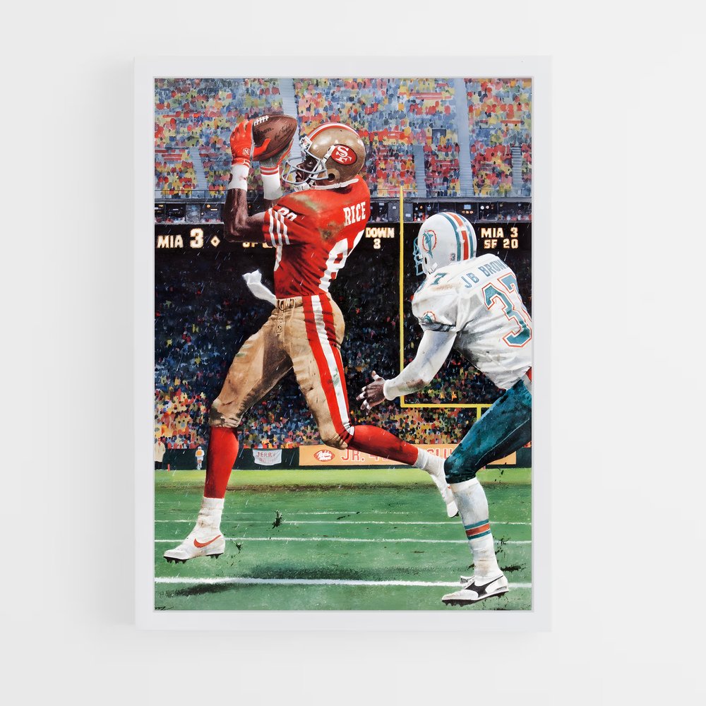 jerry-rice-7 cadre Blanc
