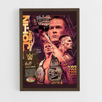 john-cena-1 cadre Bois foncé