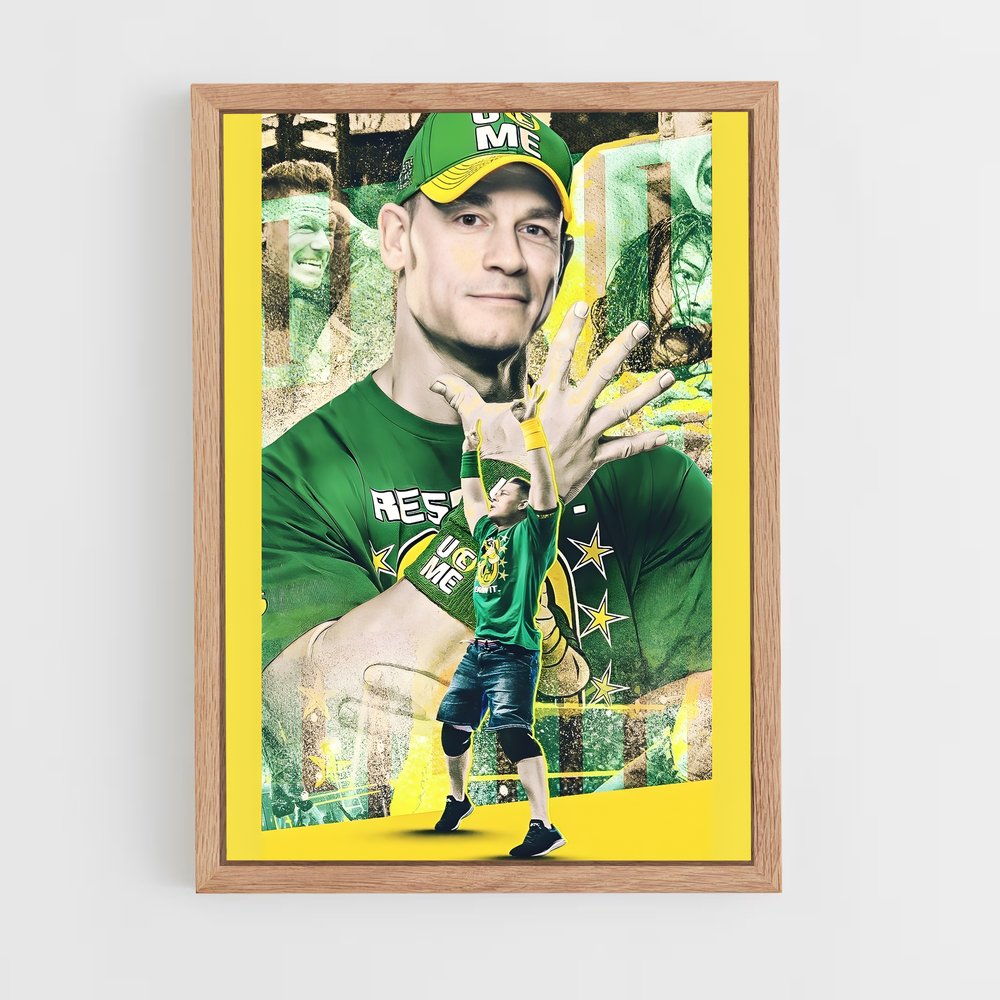 john-cena-2 cadre Bois clair