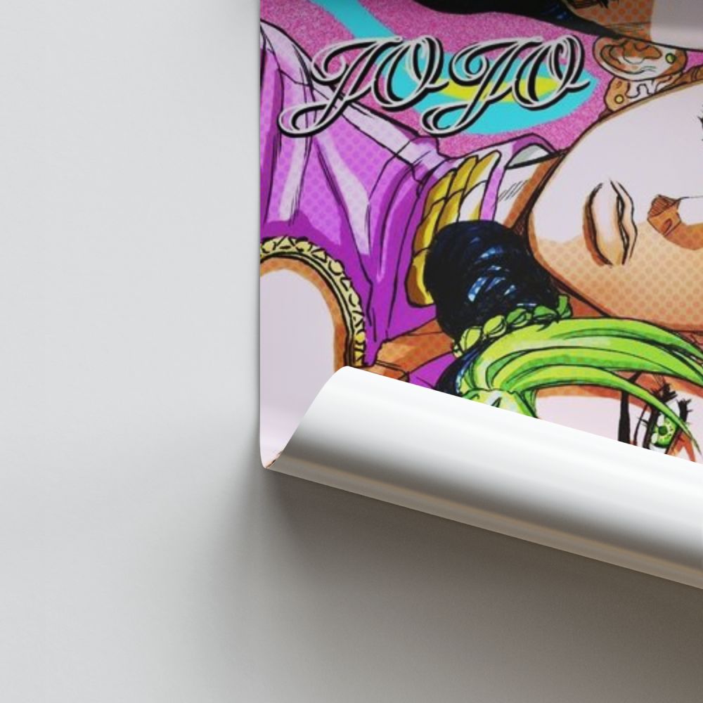 Poster Josuke x Giorno x Jolyne