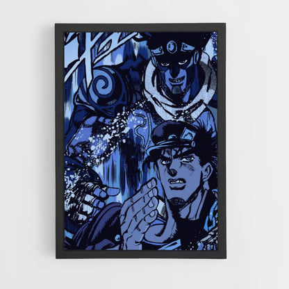 Poster Jotaro Bleu